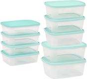 OEM Shenzhen Haorui Industrial Technology Co., Ltd. Meerdelige voedselopslagcontainers - stapelbare en luchtdichte koelkast-vriesdozen - BPA-vrij plastic [18 PACK]
