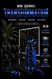 Journal d'entrainement et Fitness pour Homme 4 mois: Planificateur d'entrainement, carnet de fitness format 6x9 complet
