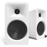 Kanto Audio Kanto ORA4 140W Powered Reference Speakers with Bluetooth 5.0 and USB-C Input | 4” Woofers | Bi-Amplified | Reference Quality Sound | Pair | White