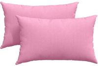 vidaXL Zitkussens - 2 stuks - Stof - Roze - 50 x 30 cm