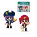 Famosa Lot de deux figurines d'action de pirates