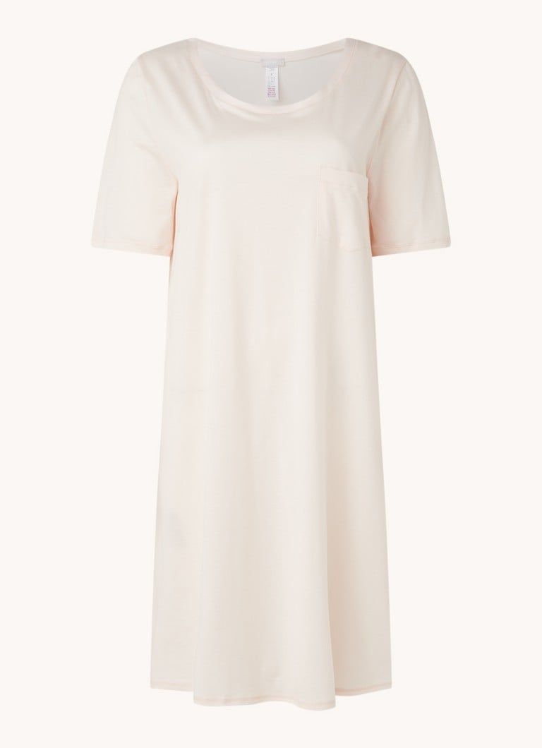 Hanro T-shirt nightdress with chest pocket