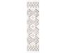 Safavieh Marokkaans Shaggy Geweven Tapijt, Berber Fringe Shag Collectie, BFG611, Crème & Grijs, 61 x 244 cm