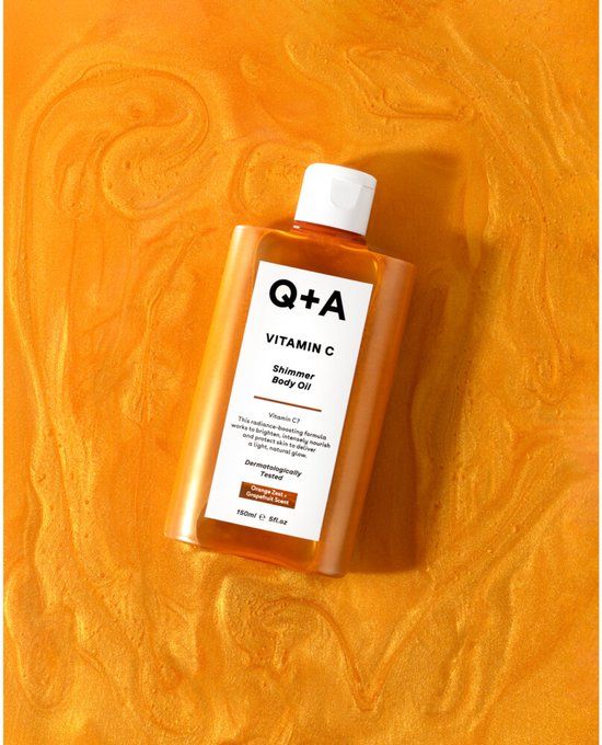 Q+A Shimmer Body Oil Vitamin C - 150 ml