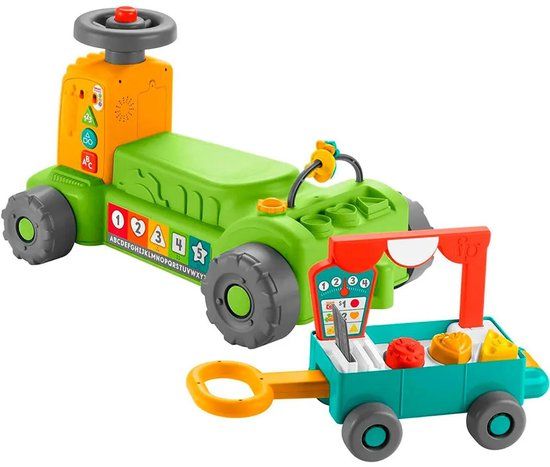 Fisher-Price 4-in-1 Tractor Babywalker Groen
