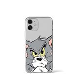 ERT GROUP mobiel telefoonhoesje voor Apple Iphone 12 Mini origineel en officieel erkend Tom and Jerry patroon Tom 001 optimaal aangepast aan de vorm van de mobiele telefoon, gedeeltelijk bedrukt