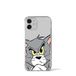 ERT GROUP mobiel telefoonhoesje voor Apple Iphone 12 Mini origineel en officieel erkend Tom and Jerry patroon Tom 001 optimaal aangepast aan de vorm van de mobiele telefoon, gedeeltelijk bedrukt