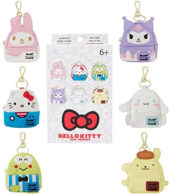 Loungefly Hello Kitty by Loungefly Bag Charm Mystery Box Display