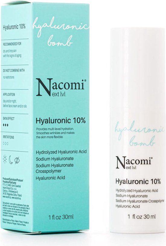 Nacomi Hyaluronic Acid Bomb Hyaluronzuur Serum 10% - 30ml