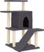 vidaXL Kattenmeubel met sisal krabpalen 97 cm donkergrijs