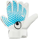 Uhlsport Fm Cybertec Starter Soft Keepershandschoenen - Wit / Lichtblauw / Zwart | Maat: 5.5