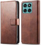 imoshion Luxe Bookcase voor de Motorola Edge 60 Fusion - Donkerbruin
