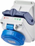 Gewiss COMBIBLOC - ZONDER MONTAGEBEHUIZING - IP55 - 2P+E 16A 200-250V - 50/60HZ 6H, GW66470