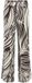 Guess Broek Bastienne Palazzo Zebraprint Vrouwen XS