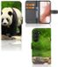 Samsung Galaxy S23 Housse de téléphone avec fentes pour cartes Panda