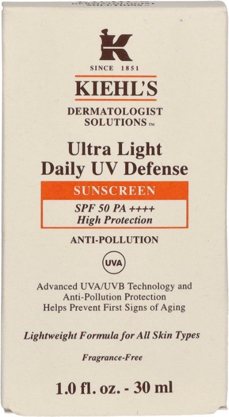 Kiehl's Ultra Light Daily UV Defense SPF 50 - 30ml