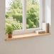 vidaXL - Raamprofielen - 2 stuks - Naturel - 100 x 15 x 2 cm - Massief beukenhout
