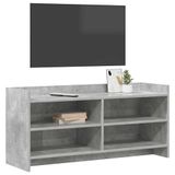 vidaXL TV-kast 100 x 33 x 47 cm Betongrijs Bewerkt hout