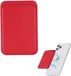 Selected by GSMpunt.nl SBG Magnetische Pasjeshouder Compatibel met MagSafe | Dunne Card Holder Achterkant Telefoon | Kunstleren Kaarthouder voor Pasjes | Sterke Magneten | Rood