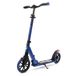SereneLife Trottinette de ville stable, réglable en hauteur, pliable, avec sangle de transport, support et frein à pédale, pour enfants et adultes jusqu'à 100 kg, bleu