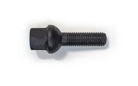 H&R Wielbout bolkonisch R12 M12x1.50 - Lengte 35mm - Zwart
