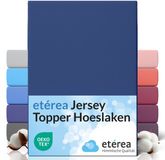 etérea Himmlische Qualität Etérea Topper Jersey Hoeslaken 200x220 cm Marine