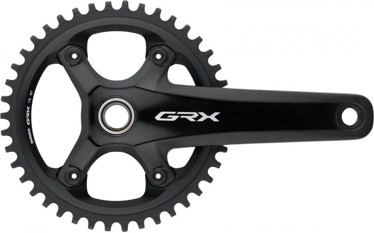 Shimano GRX FC-RX810-1 Crankstel - 42T - 170 mm - Zwart