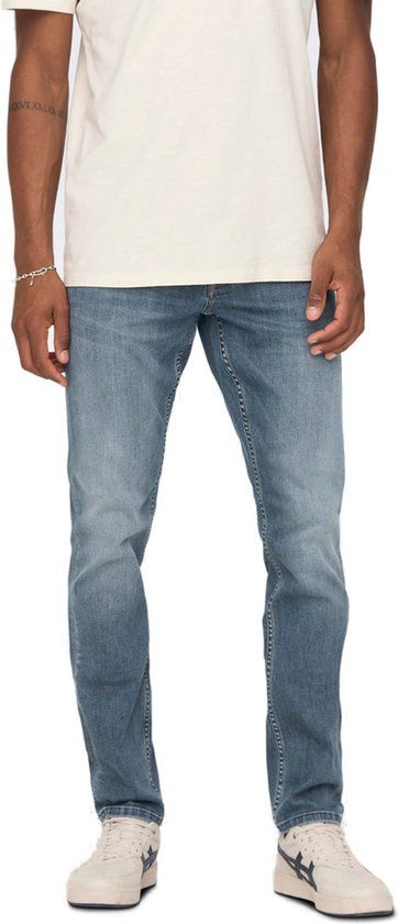 ONLY & SONS ONSLOOM SLIM 4604 Slim Fit Jeans - Dark Blue Denim - Men - W36/L32