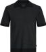 JACK&JONES JPRBLAHUDSON KNIT SPLIT NECK SS Heren Polo L Katoen Zwart