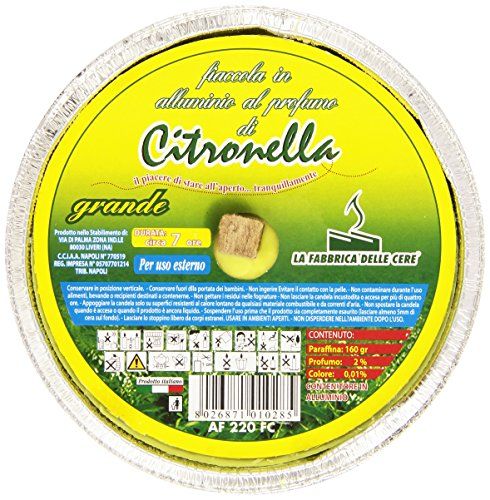 Citronella Aluminium Fakkel - Groot - 160 g - 8026871010285