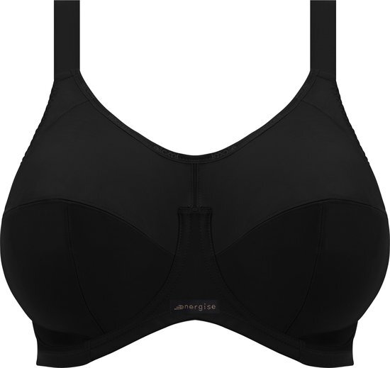 Elomi ENERGISE UW SPORTS BRA Dames Sportbeha - Zwart - Maat 90I (EU)