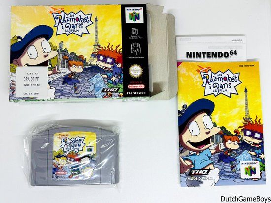 THQ Nintendo 64 / N64 - Les Razmoket A Paris - Le Film - FRA