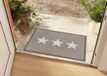 Zala Living Deurmat Three-Stars Wasbaar 30°C taupe 50x70 cm