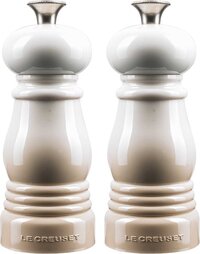 Le Creuset Mini Peper- en Zoutset - Meringue - 12 cm - Set van 2
