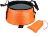 Sans marque Bol multifonctionnel pliable, seau pliable léger, orange