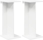 vidaXL Plantenstandaard 2 stuks Wit 25 x 25,5 x 60,5 cm Bewerkt hout