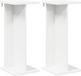 vidaXL Plantenstandaard 2 stuks Wit 25 x 25,5 x 60,5 cm Bewerkt hout