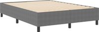 vidaXL Cadre de lit Gris clair 140 x 190 cm Velours côtelé