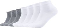 Camano Sneakersokken 7-pack Wit Gestreept Katoen Unisex Maat 39-42