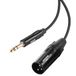 NEEWER MS026 TRS-kabel, 6,35 mm naar XLR mannelijk, aansluiting gebalanceerd signaal interconnectiekabel 1/4 naar XLR 3-pins voor microfoonversterker, mixer, luidspreker, versterker, stemapparaat