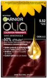 Garnier Olia Ammoniavrije Permanente Haarkleuring 5.52 Mahonie Blos