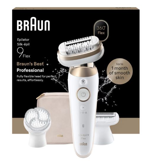 Braun Silk·épil 9 Flex - Wet & Dry Epilator - 9-060 3D - Goud