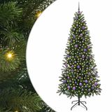 vidaXL Sapin de Noël artificiel vert 210 cm PE et PVC
