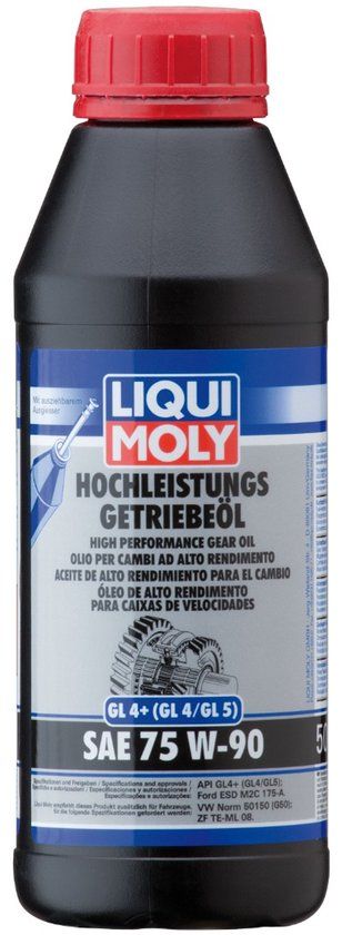 Liqui Moly Versnellingsbakolie (GL4+) SAE 75W-90 500ml