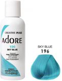 Adore Semi Permanent Hair Color 196 - Sky Blue