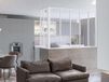 Hoekraam atelier van gepoedercoat aluminium - L150 x B60 x H130 cm - Wit - BAYVIEW L 150 cm x H 130 cm x D 60 cm