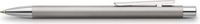 Faber-Castell NEO slim balpen - mat RVS - M (Medium) - zwart