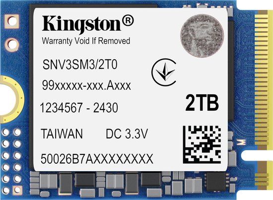 Kingston Technology 2000G NV3 M.2 2230 NVMe SSD