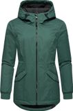 Ragwear Dames winterjas Dowey Warm Dennengroen