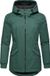 Ragwear Dames winterjas Dowey Warm Dennengroen